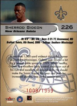 2000 Fleer Focus #226 Sherrod Gideon Back