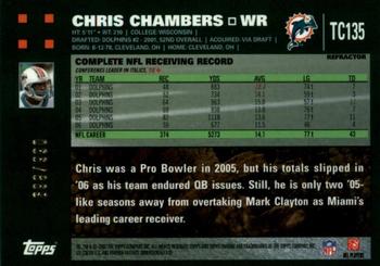 2007 Topps Chrome - White Refractors #TC135 Chris Chambers Back