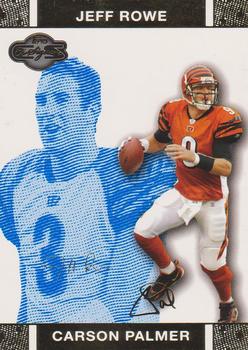 2007 Topps Co-Signers - Changing Faces Gold Blue #3 Carson Palmer / Jeff Rowe Front
