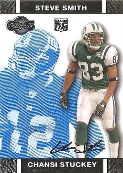 2007 Topps Co-Signers - Changing Faces Gold Blue #95 Chansi Stuckey / Steve Smith Front