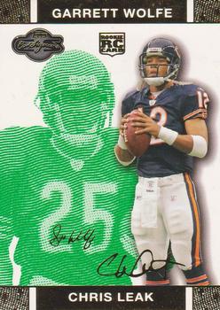 2007 Topps Co-Signers - Changing Faces Gold Green #54 Chris Leak / Garrett Wolfe Front