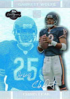 2007 Topps Co-Signers - Changing Faces Holosilver Blue #54 Chris Leak / Garrett Wolfe Front