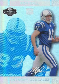 2007 Topps Co-Signers - Changing Faces Holosilver Blue #83 Anthony Gonzalez / Roy Hall Front