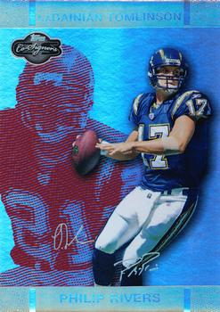 2007 Topps Co-Signers - Changing Faces Holosilver Red #6 Philip Rivers / LaDainian Tomlinson Front