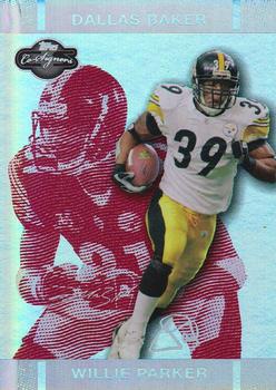 2007 Topps Co-Signers - Changing Faces Holosilver Red #16 Willie Parker / Dallas Baker Front