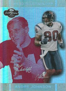 2007 Topps Co-Signers - Changing Faces Holosilver Red #32 Andre Johnson / Fred Biletnikoff Front