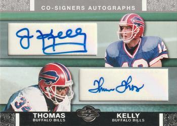 2007 Topps Co-Signers - Co-Signer Autographs #CSA-KT Jim Kelly / Thurman Thomas Front