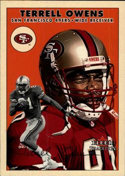 2000 Fleer Tradition Glossy #55 Terrell Owens Front