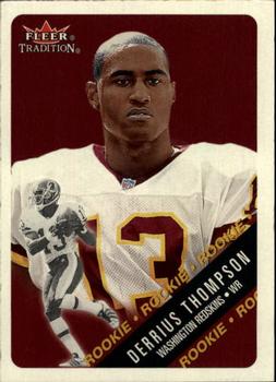 2000 Fleer Tradition Glossy #429 Derrius Thompson Front