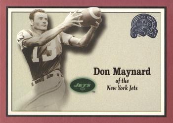 2000 Fleer Greats of the Game #8 Don Maynard Front