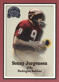 2000 Fleer Greats of the Game #18 Sonny Jurgensen Front