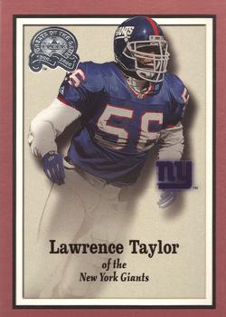 2000 Fleer Greats of the Game #34 Lawrence Taylor Front