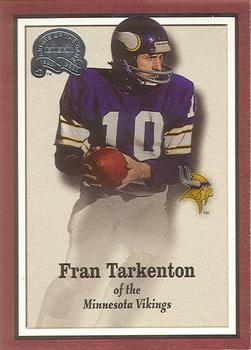 2000 Fleer Greats of the Game #38 Fran Tarkenton Front