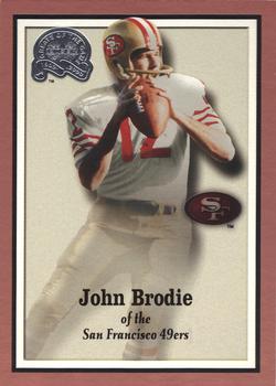 2000 Fleer Greats of the Game #60 John Brodie Front