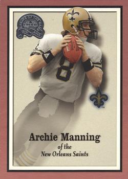 2000 Fleer Greats of the Game #72 Archie Manning Front