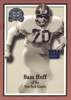 2000 Fleer Greats of the Game #77 Sam Huff Front