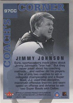 2000 Fleer Greats of the Game #97 Jimmy Johnson Back