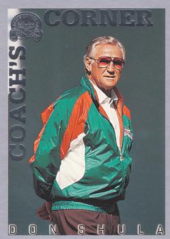 2000 Fleer Greats of the Game #100 Don Shula Front