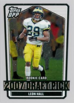 2007 Topps Draft Picks & Prospects - Chrome Silver #103 Leon Hall Front