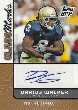 2007 Topps Draft Picks & Prospects - Class Marks Autographs #CM-DW Darius Walker Front
