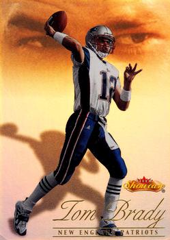 2000 Fleer Showcase #136 Tom Brady Front