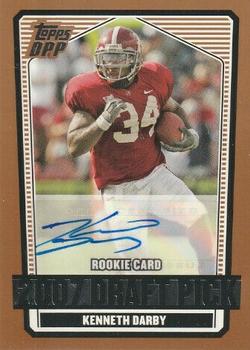 2007 Topps Draft Picks & Prospects - Rookie Autographs #108 Kenneth Darby Front