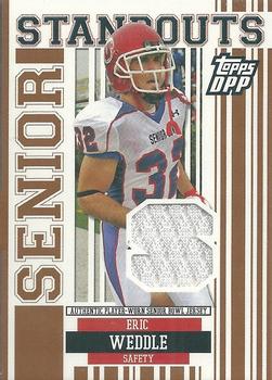 2007 Topps Draft Picks & Prospects - Senior Standout Jersey #SS-EW Eric Weddle Front