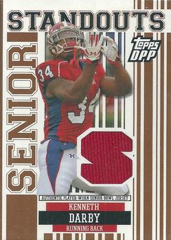 2007 Topps Draft Picks & Prospects - Senior Standout Jersey #SS-KD Kenneth Darby Front