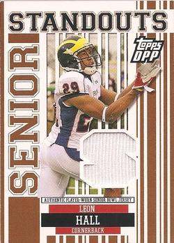 2007 Topps Draft Picks & Prospects - Senior Standout Jersey #SS-LH Leon Hall Front
