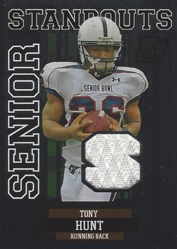2007 Topps Draft Picks & Prospects - Senior Standout Jersey Silver #SS-TH Tony Hunt Front