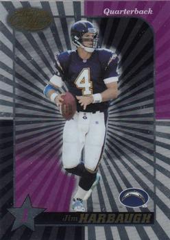 2000 Leaf Certified #77 Jim Harbaugh Front