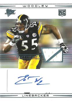 2007 Topps Performance - Rookie Autographed Relics #134 LaMarr Woodley Front
