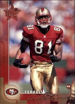 2000 Leaf Rookies & Stars #75 Terrell Owens Front