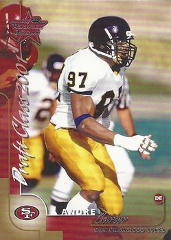 2000 Leaf Rookies & Stars #319 Andre Carter Front