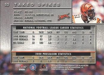 2000 Metal #53 Takeo Spikes Back