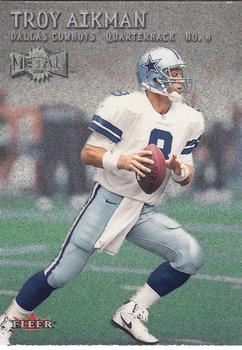2000 Metal #102 Troy Aikman Front