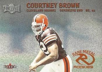2000 Metal #295 Courtney Brown Front