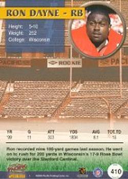 2000 Pacific #410 Ron Dayne Back