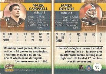 2000 Pacific #95 Mark Campbell / James Dearth Back