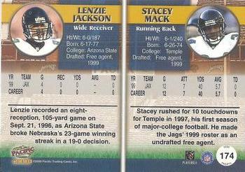 2000 Pacific #174 Lenzie Jackson / Stacey Mack Back