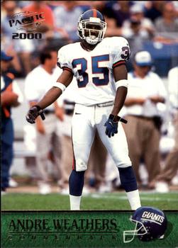 2000 Pacific #253 Andre Weathers Front