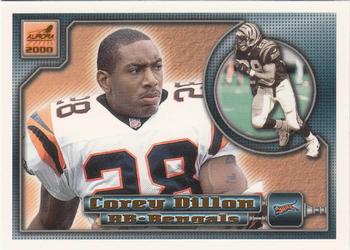 2000 Pacific Aurora #28 Corey Dillon Front