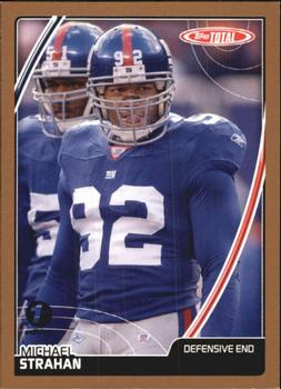 2007 Topps Total - 1st Edition Copper #60 Michael Strahan Front