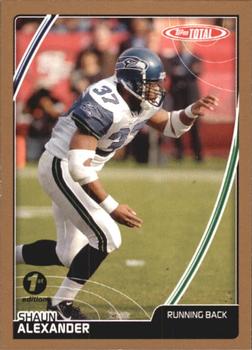 2007 Topps Total - 1st Edition Copper #85 Shaun Alexander Front