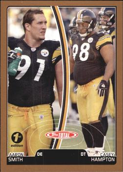 2007 Topps Total - 1st Edition Copper #159 Casey Hampton / Aaron Smith Front