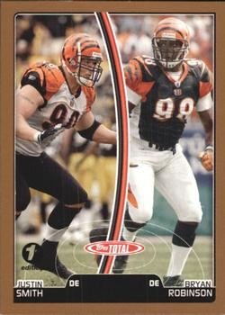 2007 Topps Total - 1st Edition Copper #195 Bryan Robinson / Justin Smith Front