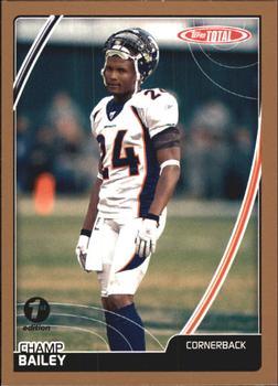 2007 Topps Total - 1st Edition Copper #206 Champ Bailey Front