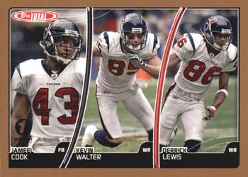 2007 Topps Total - 1st Edition Copper #214 Kevin Walter / Jameel Cook / Derrick Lewis Front