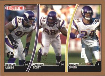 2007 Topps Total - 1st Edition Copper #228 Kenechi Udeze / Darrion Scott / Dwight Smith Front