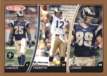 2007 Topps Total - 1st Edition Copper #259 Dane Looker / Gus Frerotte / Corey Chavous Front